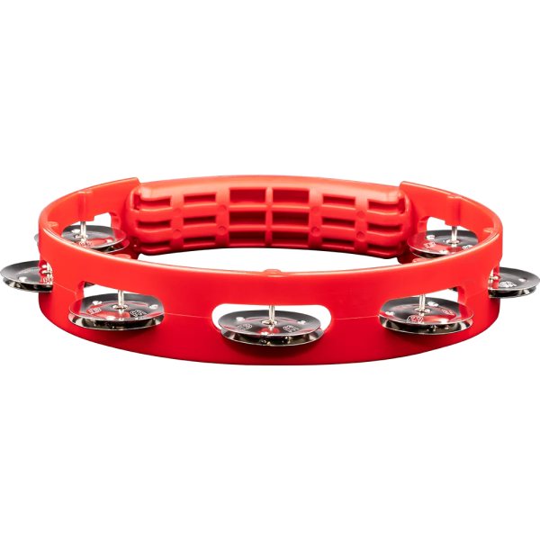 Meinl Tour Tambourine, Steel Jingles, Red 8  For Discount