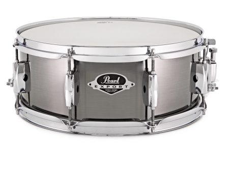 Pearl Export 14  Snare (14  x 5.5 ) - Smokey Chrome For Sale