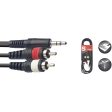 Stagg S Series Y cable, mini jack RCA cable For Sale