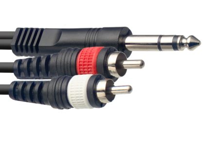 Stagg S Series Y-Cable Jack   2x RCA Discount