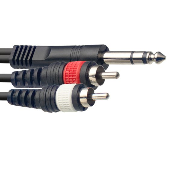 Stagg S Series Y-Cable Jack   2x RCA Discount