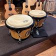 Pre-Loved Pearl Primero Series Bongos Natural Inc. Case For Cheap