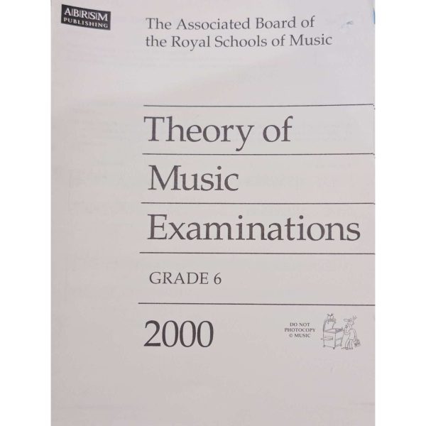 ABRSM Music Theory Past Exams 2004 For Sale