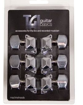 TGI Acoustic 3 a Side Machine Heads (Nickel) on Sale