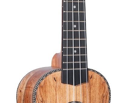 Barnes & Mullins Spalted Maple Soprano Ukulele Cheap