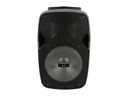 B-Stock QTX Portable Rechargeable Active PA speaker with Bluetooth and LED FX Online