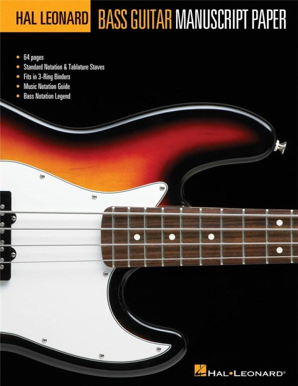 HAL LEONARD BASS GUITAR MANUSCRIPT PAPER Hot on Sale