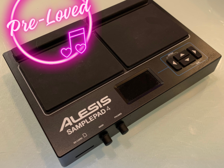 (Pre-Loved) Alesis SAMPLEPAD 4 - Sample Triggering Drum Pad Discount