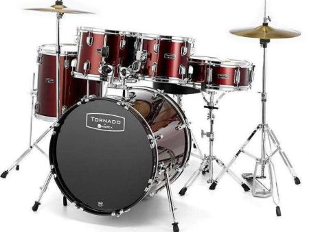 Mapex Tornado 5 Piece Drum Kit (Fusion Sizes) For Sale