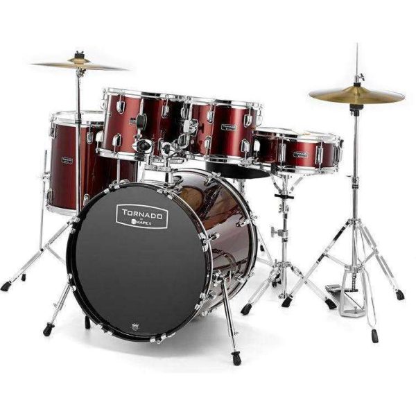 Mapex Tornado 5 Piece Drum Kit (Fusion Sizes) For Sale