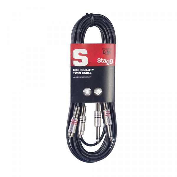 Stagg S Series 2x RCA   2x Jack Cable Cheap