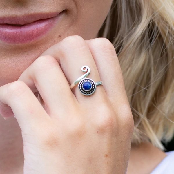 Anju Jewelry - Lapis Ring - Silver Supply