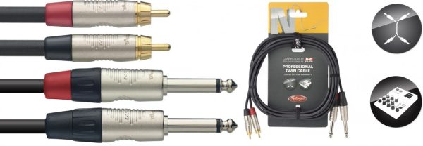 N series Professional Microphone Twin Cable For Discount