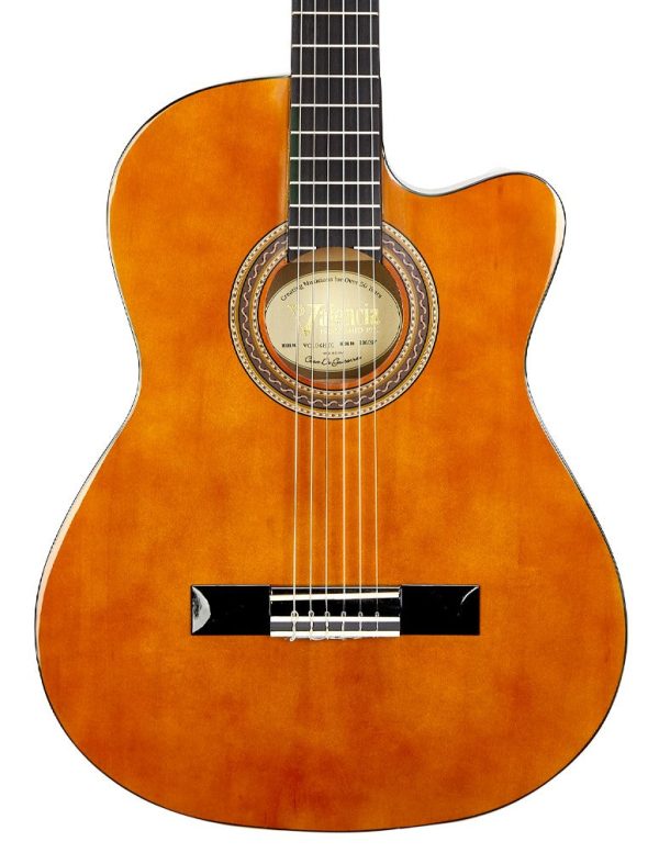 Valencia VC104HTC Full Size (4 4) with narrow neck Classical Guitar inc. gig bag For Cheap