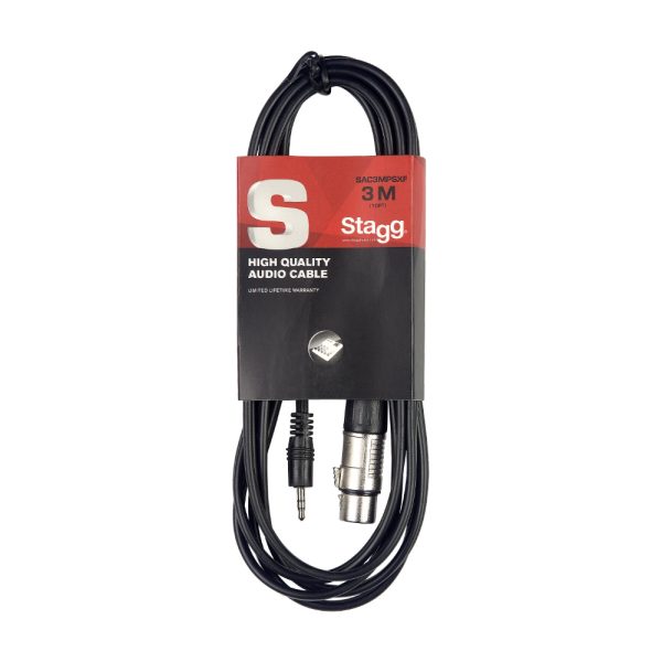 Stagg S Series XLR (Female) to Mini Jack (Stereo) For Discount