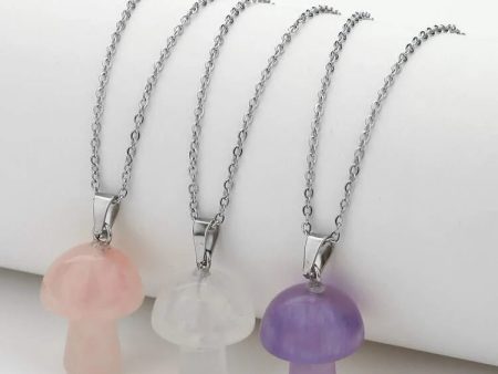 Mushroom Crystal Pendants For Sale