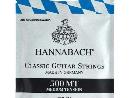 Hannabach Classical Guitar String Set (Medium Tension) Sale