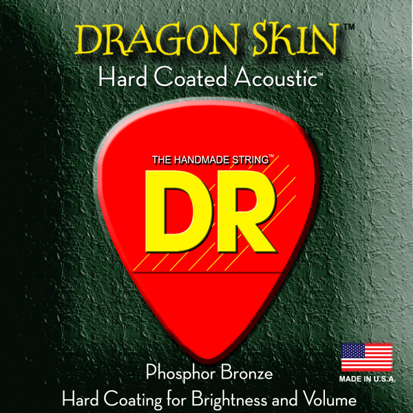 DR Strings Dragon Skin Acoustic Medium Lite 2Pk For Cheap