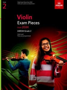 ABRSM Violin Exam Pieces From 2024 - Violin Part and Piano Accompaniment NEW! Discount