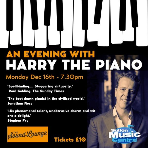 Piano Workshop with Harry the Piano.. Monday 16th December 5-6pm Online Hot Sale