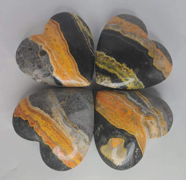 Bumble Bee Jasper Hearts For Sale