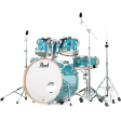 Pearl Decade Maple 20  Ice Mint 5 Piece Drum Kit including Hardware Supply