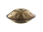 (Ex-Display) MEINL Sonic Energy Sensory Handpan Stainless Steel D Kurd 9 Notes 440 Hz - Vintage Gold Online now