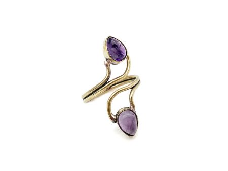 Anju Jewelry - Amethyst Ring - Gold Cheap