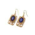 Anju Jewelry - Mixed Metal and Lapis Earrings Supply