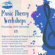 Music Theory Workshop - Thursday 24th October 2024 Discount