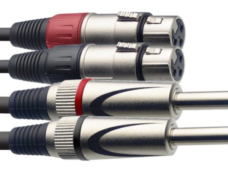 Stagg Twin XLR female   jack male Cable Online