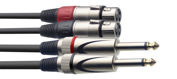 Stagg Twin XLR female   jack male Cable Online