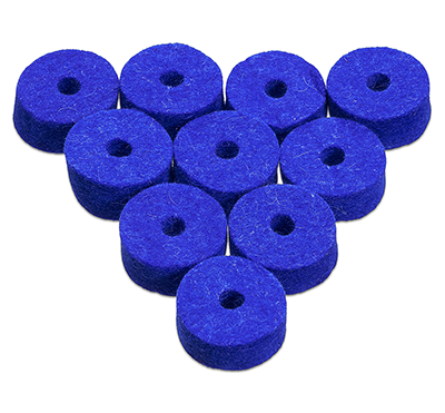 Ahead Blue Wool Cymbal Felts 10 Pack 1.5X.5″ For Discount