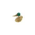 Anju Jewelry - Malachite Ring - Gold on Sale