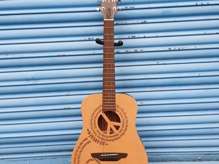 Luna - Safari  Peace  Travel size guitar For Sale