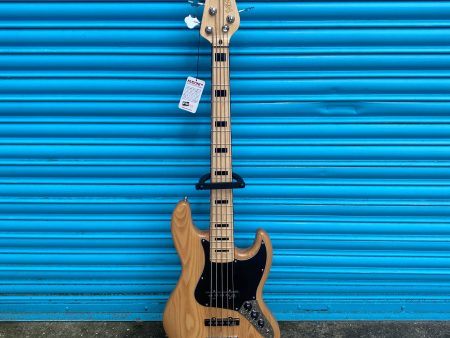 Vintage VJ75 5 String Bass Natural Ash Online