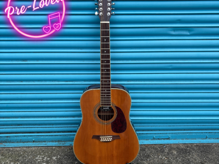 Pre-Loved Vintage V400-12 12 String Acoustic Guitar Online now