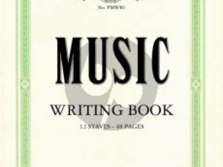 Music Writing Book 12 Staves Online now