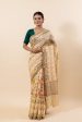 Beige Chiniya Silk Saree Discount