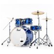 Pearl Export High Voltage Blue 5 Piece Drum Kit including Sabian SBR Cymbals (22 , 10 , 12 , 16 , 14  snare) Cheap