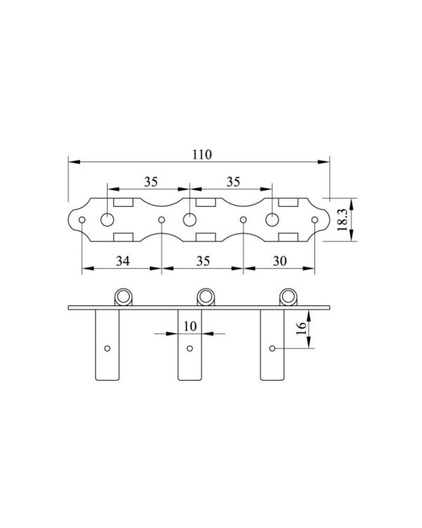 Aria Classical Guitar Machine Head Set At-250C (35mm) Cheap