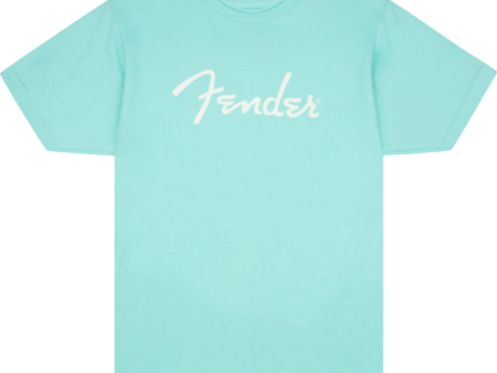 Fender Spaghetti Logo Tee - Daphne Blue Supply