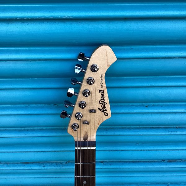 Aria STG Mini Strat Electric Guitar Metallic Blue Online Hot Sale