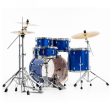 Pearl Export High Voltage Blue 5 Piece Drum Kit including Sabian SBR Cymbals (20 , 10 , 12 , 14 , 14  snare) Hot on Sale