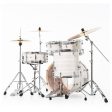 Pearl Export Slipstream White 5 Piece Drum Kit including Sabian SBR Cymbals (20 , 10 , 12 , 14 , 14  snare) Online now