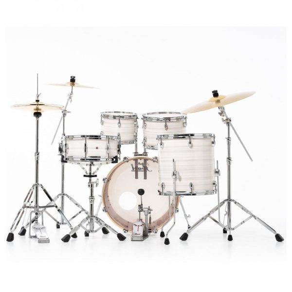 Pearl Export Slipstream White 5 Piece Drum Kit including Sabian SBR Cymbals (20 , 10 , 12 , 14 , 14  snare) Online now