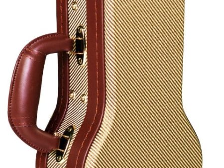 TGI Soprano Ukulele Tweed  Wood Hard Case For Cheap