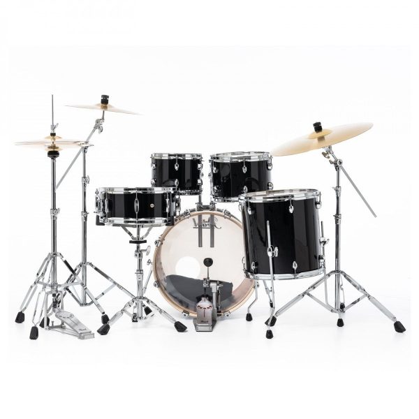 Pearl Export Jet Black 5 Piece Drum Kit including Sabian SBR Cymbals (20 , 10 , 12 , 14 , 14  snare) For Discount