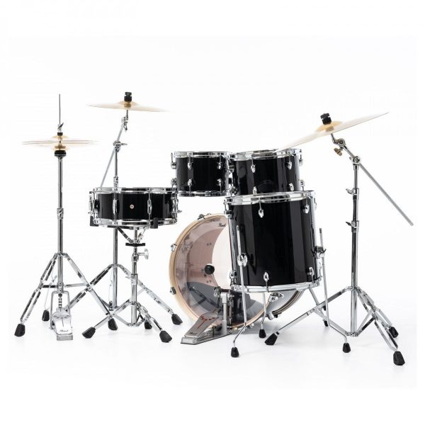 Pearl Export Jet Black 5 Piece Drum Kit including Sabian SBR Cymbals (20 , 10 , 12 , 14 , 14  snare) For Discount