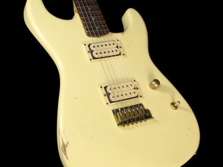 Charvel Custom Shop Nitro Aged San Dimas Electric Guitar Vintage White Online Hot Sale